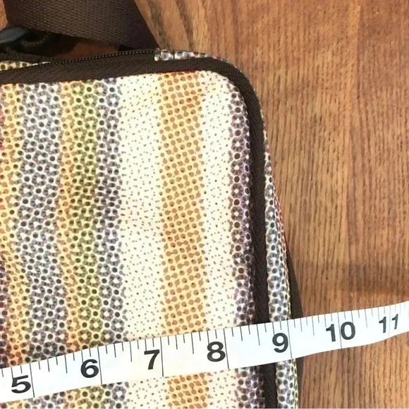LeSportsac Crossbody,  Abstract Print, Multicolor, 10” x 9” x 4.5” - Picture 9 of 11